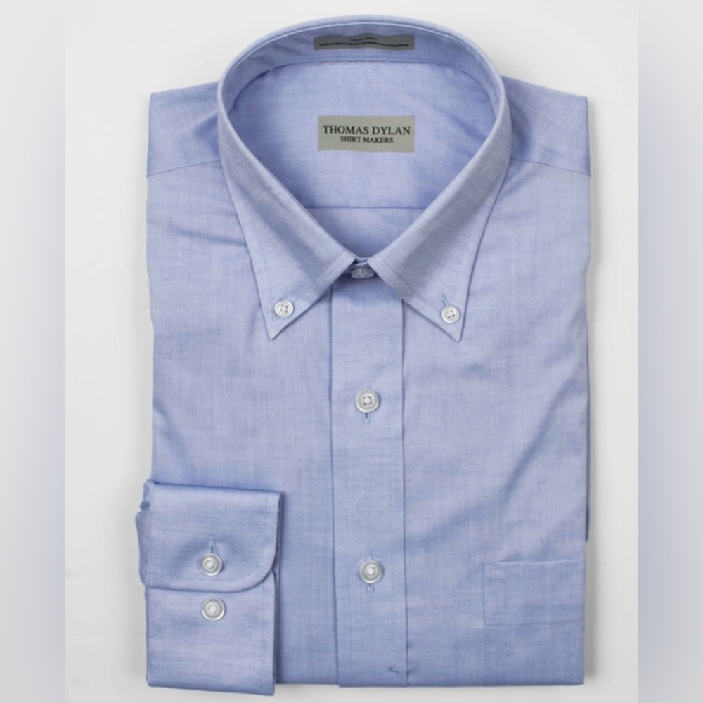 Thomas Dylan Men’s Spread Collar Dress Shirt~Size: L